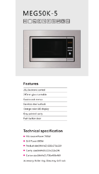 Microwave MEG50K-5
